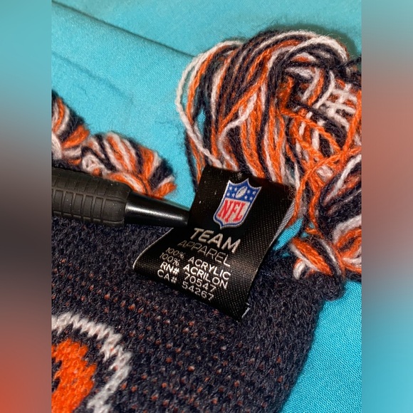 AWESOME Chicago Bears NFL Winter Scarf 47 Brand Forty Seven - Picture 9 of 10